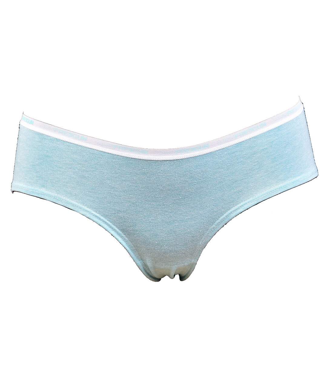 Culottes Femme MISS FREEGUN Confort Qualité supérieure Coton Majoritaire Pack de 2 Fresh Bleu/Jaune