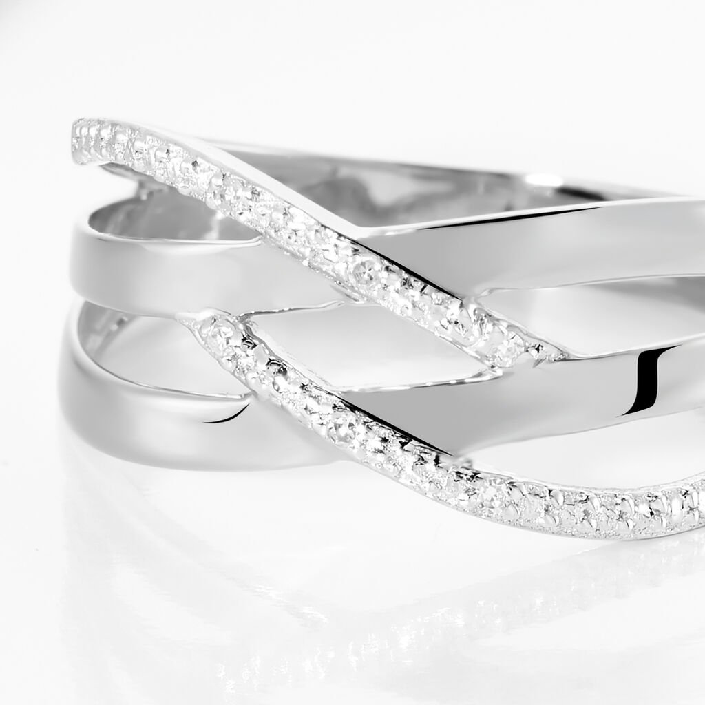 Bague Joassine Or Blanc Diamant