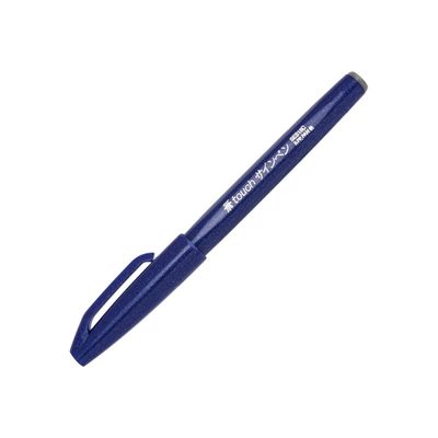 Pentel - Feutre pinceau à pointe souple - bleu
