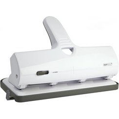 Perforateur quatre trous ALU 40, 40 feuilles, blanc