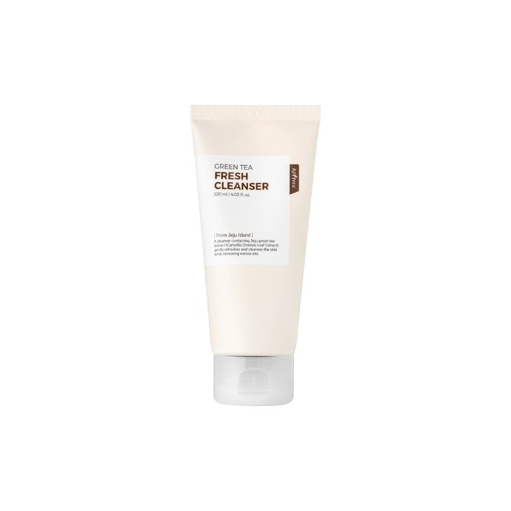 Isntree Green Tea Fresh Cleanser Erfrischendes Gesichtswaschgel mit grünem Tee 120 ml