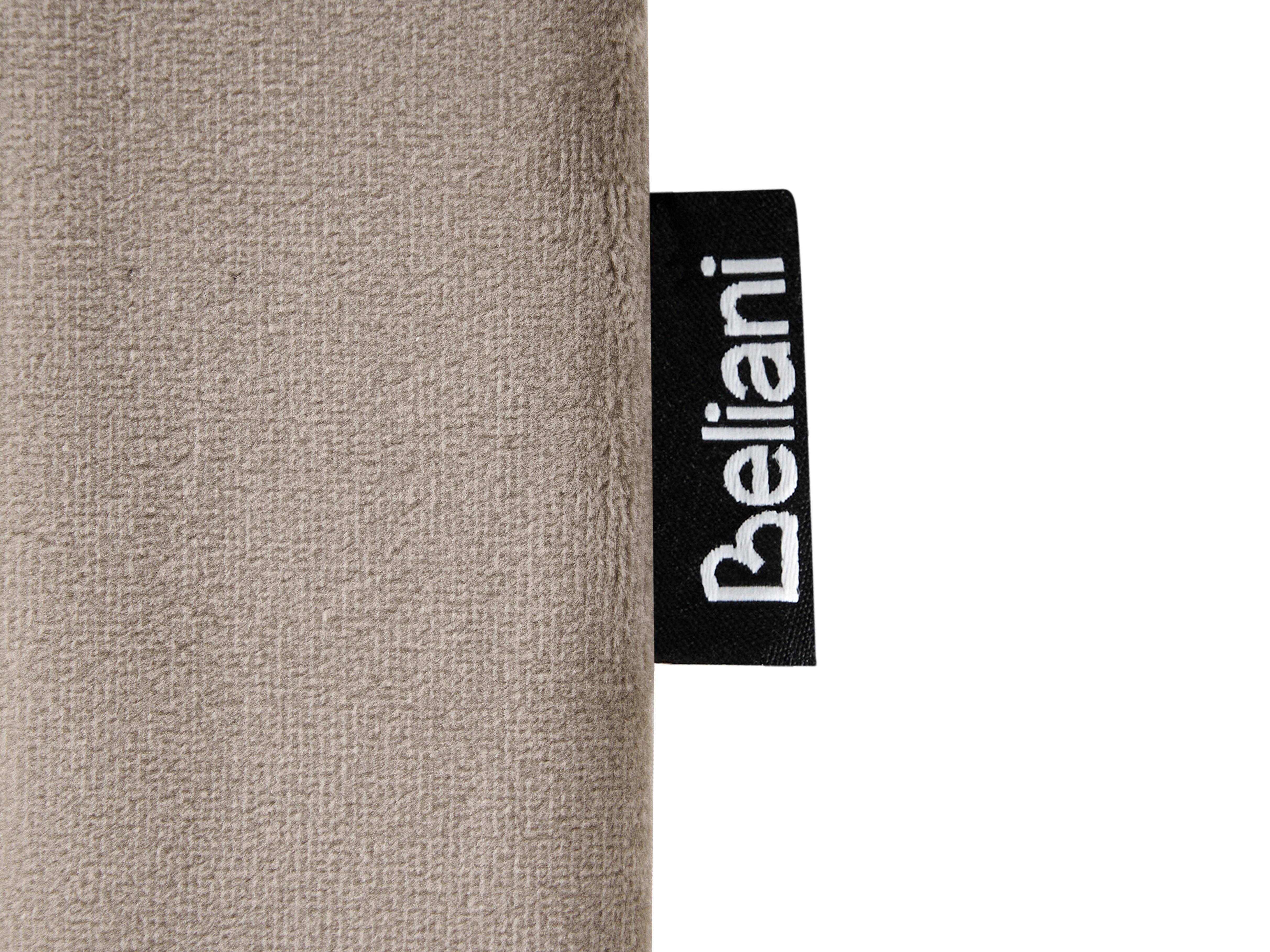 Kinderbed Huis Fluweel KERVAN 90 x 200 cm Taupe