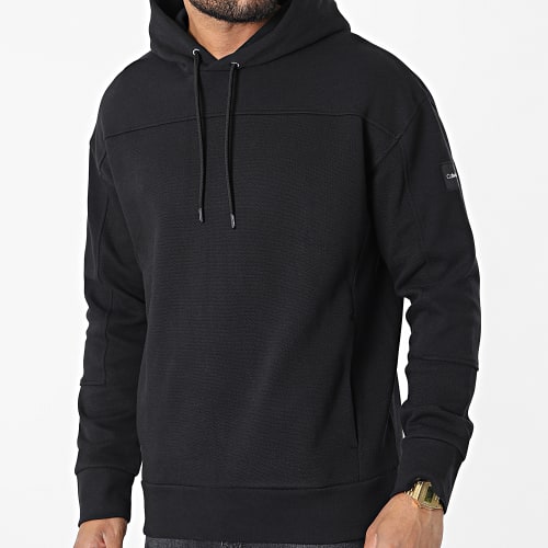Sweat Capuche Pique Interlock Comfort 9704 Noir