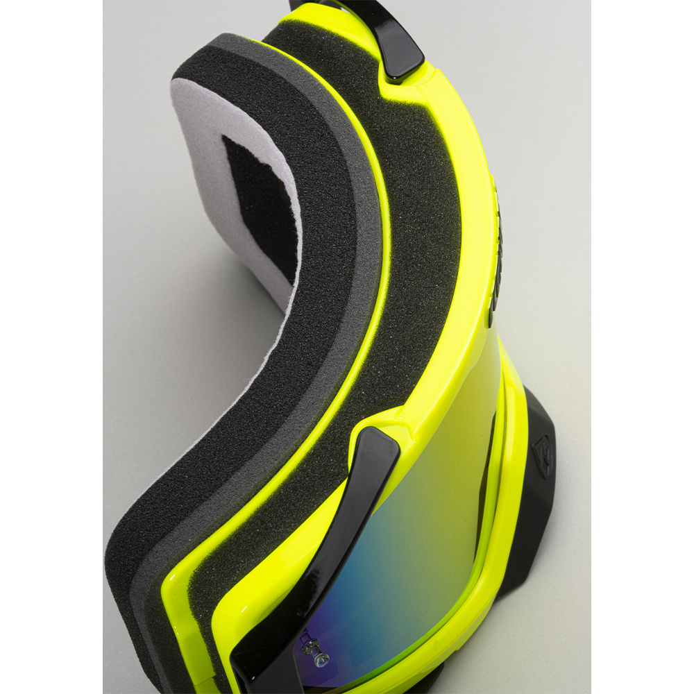 Kenny - Masque Performance iridium Noir / Jaune fluo