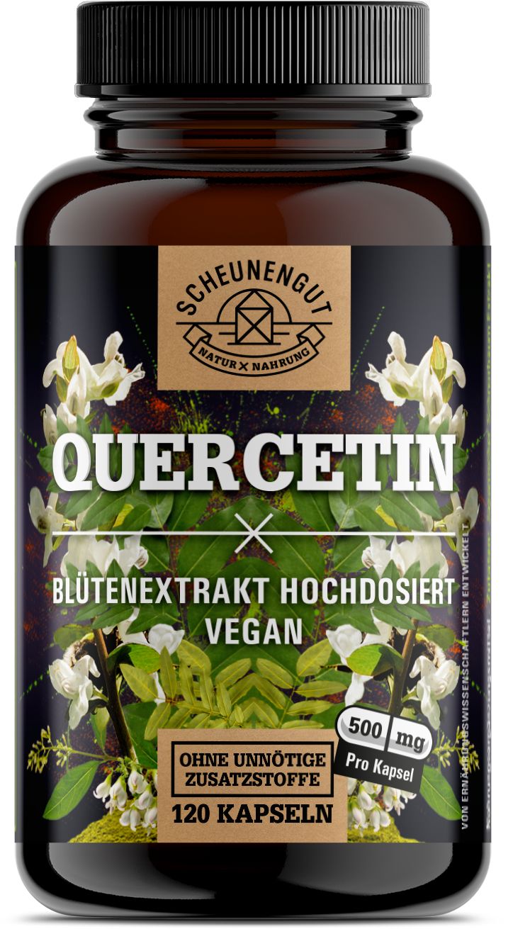 Scheunengut® Quercetin aus japanischem Schnurbaum Extrakt 25:1 | Mindestens 98%