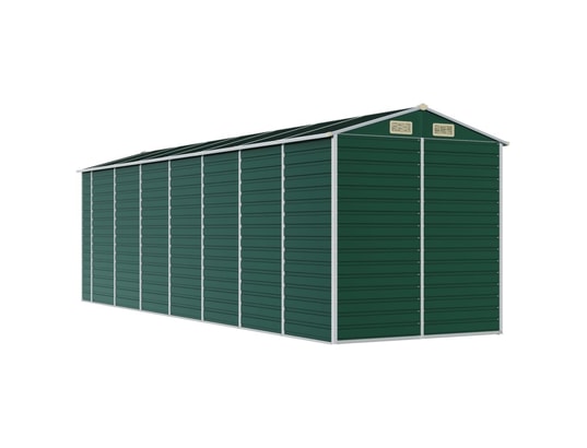 VIDAXL - Abri de jardin vert 191x640x198 cm acier galvanisé