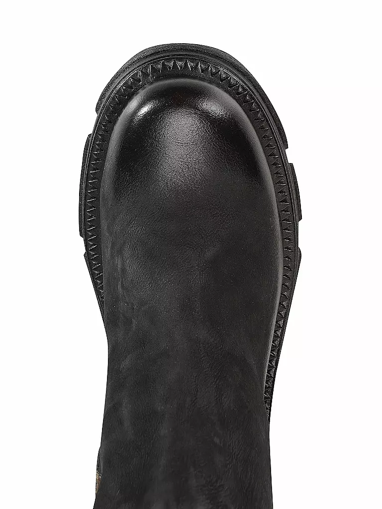 A.S.98 Lederstiefel schwarz