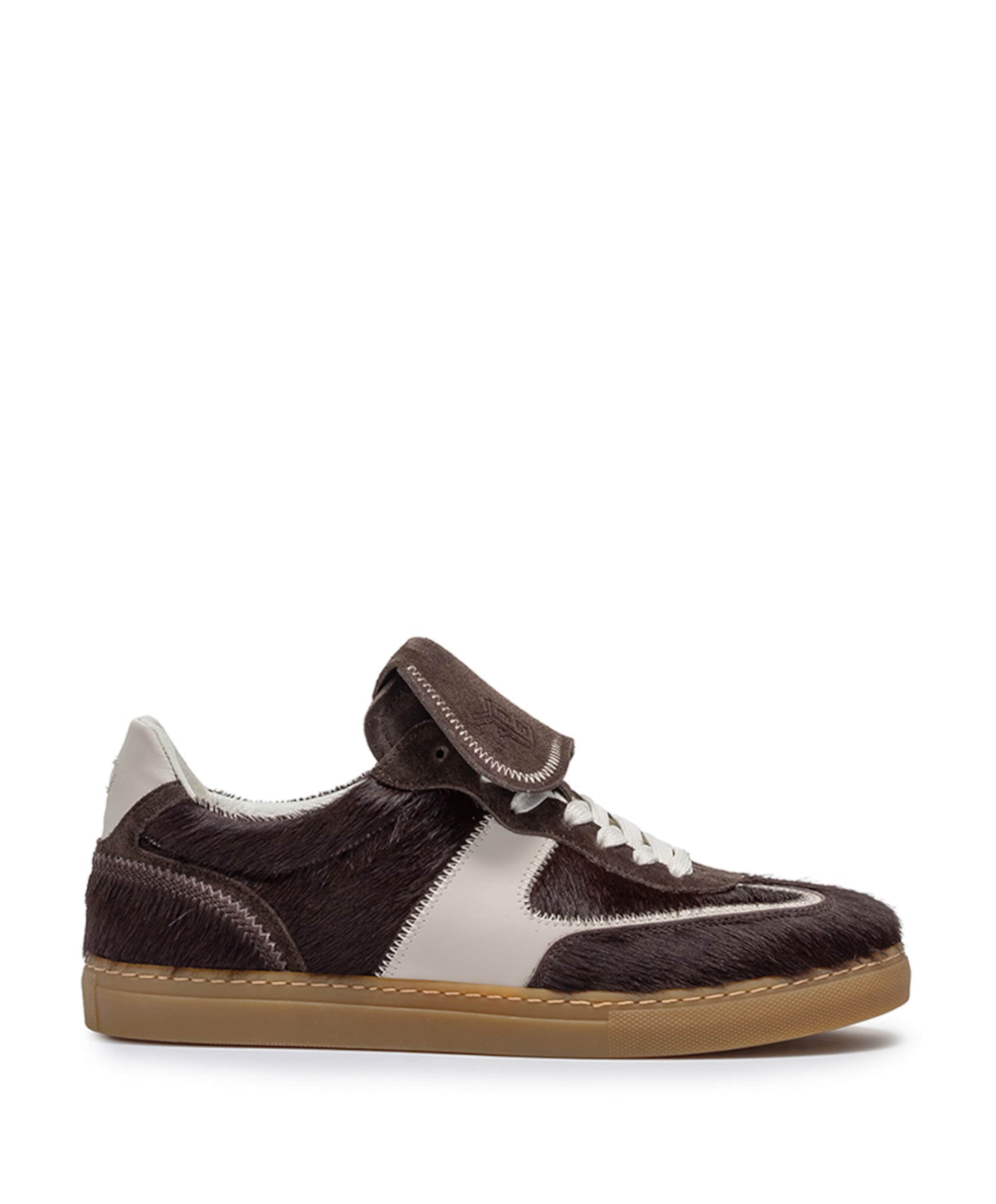 Floris van Bommel dames sneakers bruin