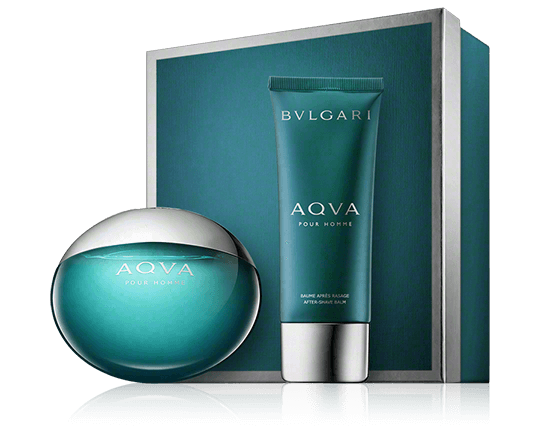 Bvlgari Aqva pour Homme Set mit Aftershave Balm 100ml-100ml