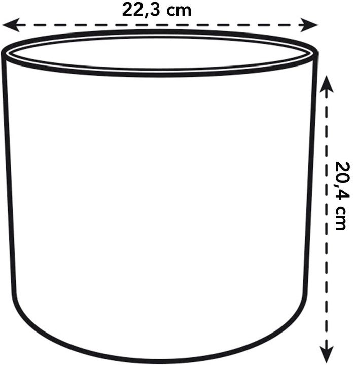 Elho bloempot B. for soft wit D 22 H 20,4 cm