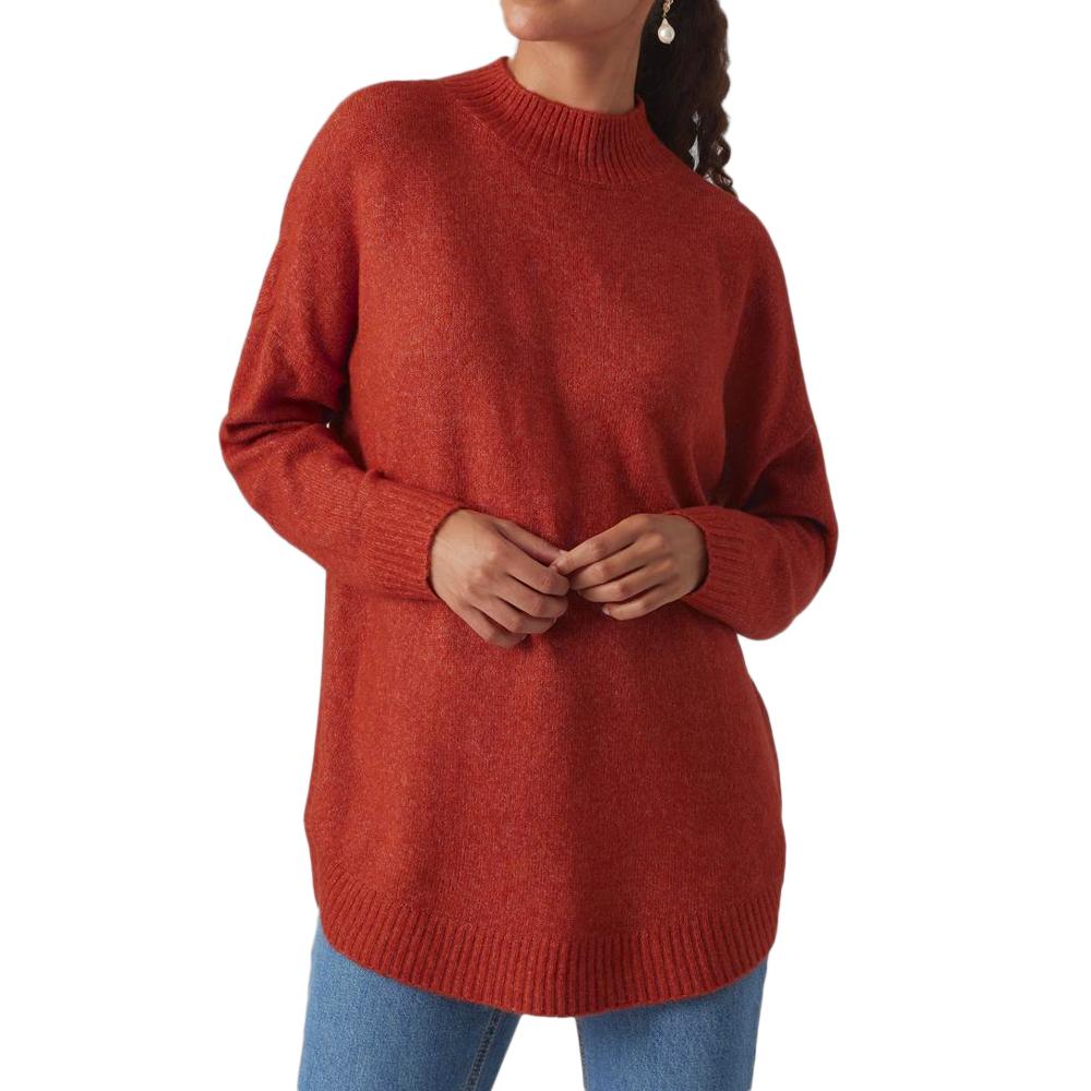 Vero Moda Pull Rouge/Orange Femme Vero Moda Plaza