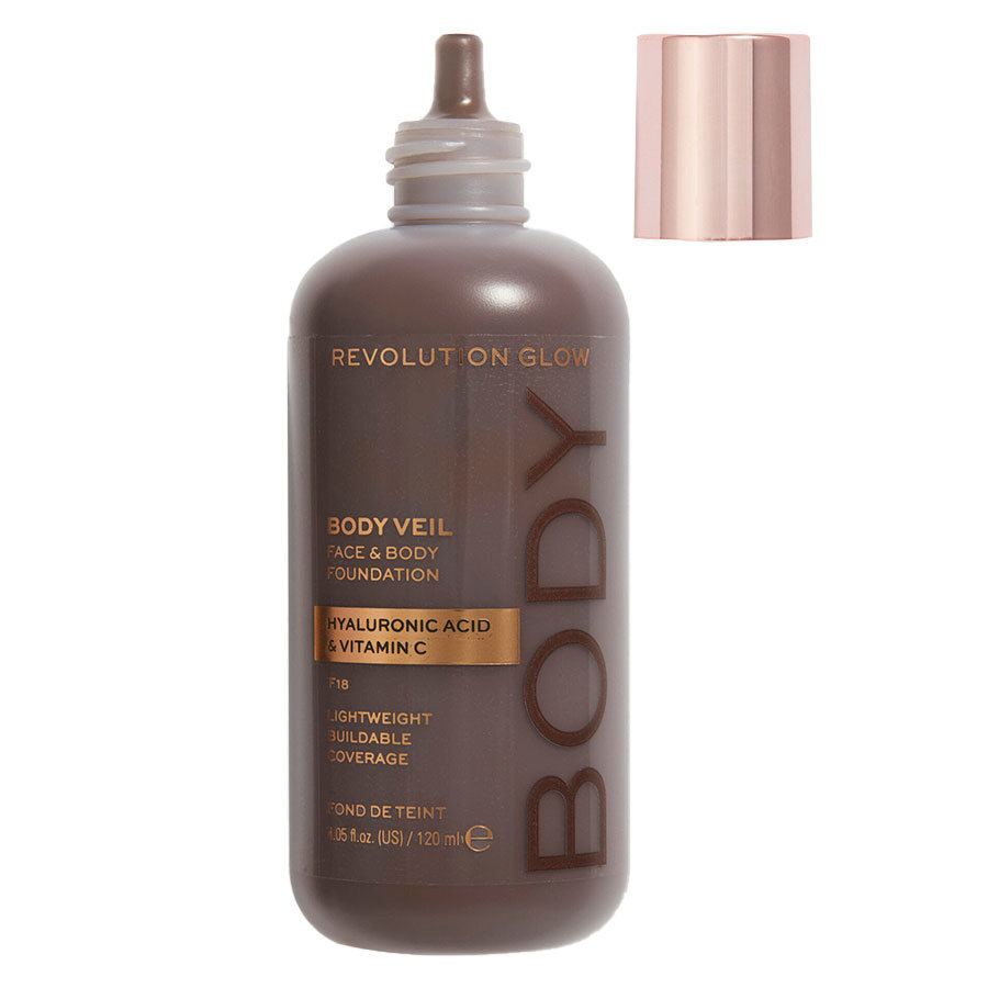 Revolution Beauty Makeup Revolution Revolution Glow Body Veil Foundation F18 120ml