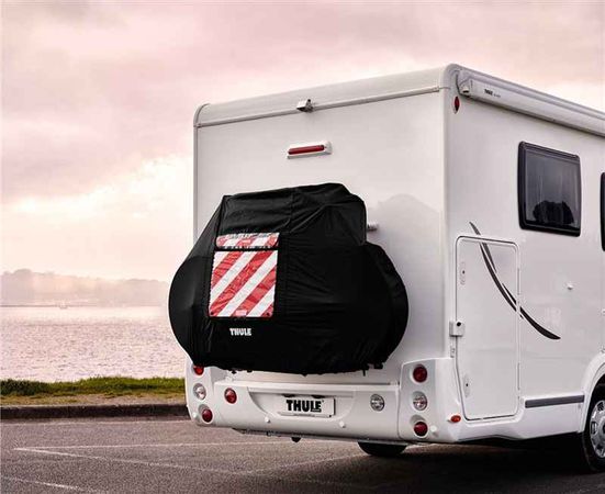 BIKE COVER Veloschutzhülle für Wohnmobile für 2-3 Velos  schwarz