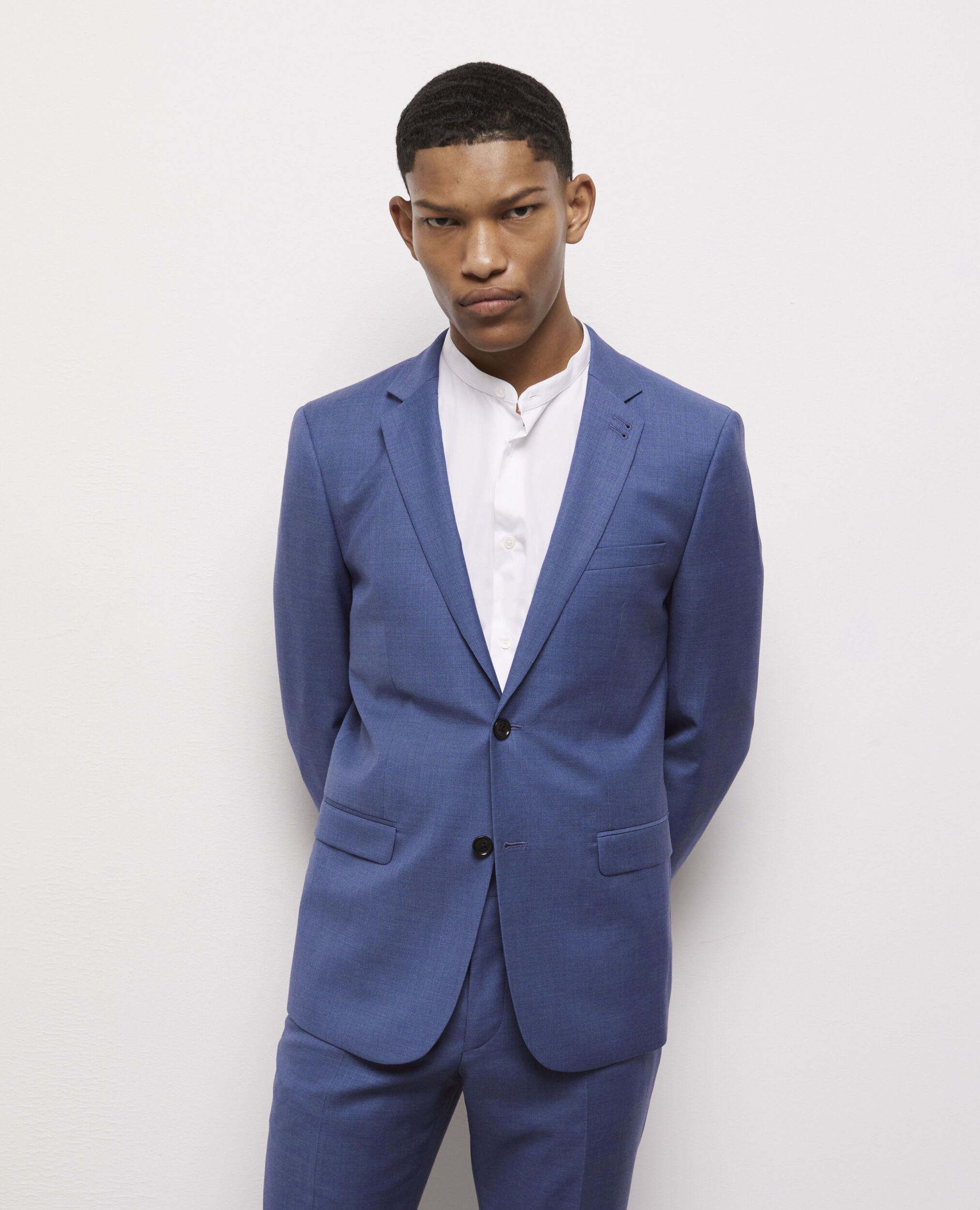 Veste de costume bleue