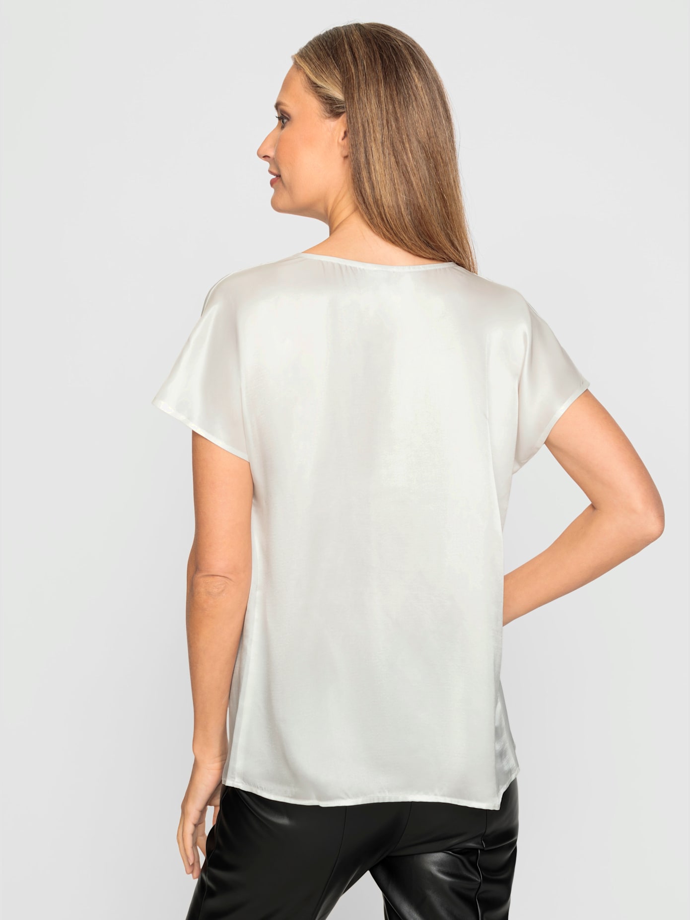 Chemisier mélange de soie et viscose de qualité