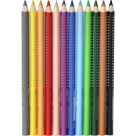 Faber-Castell jumbo grip farveblyanter - 12 stk.