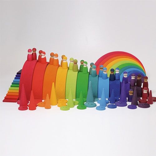 Grimm's regenboog stapeltoren - 12 bogen 36 cm