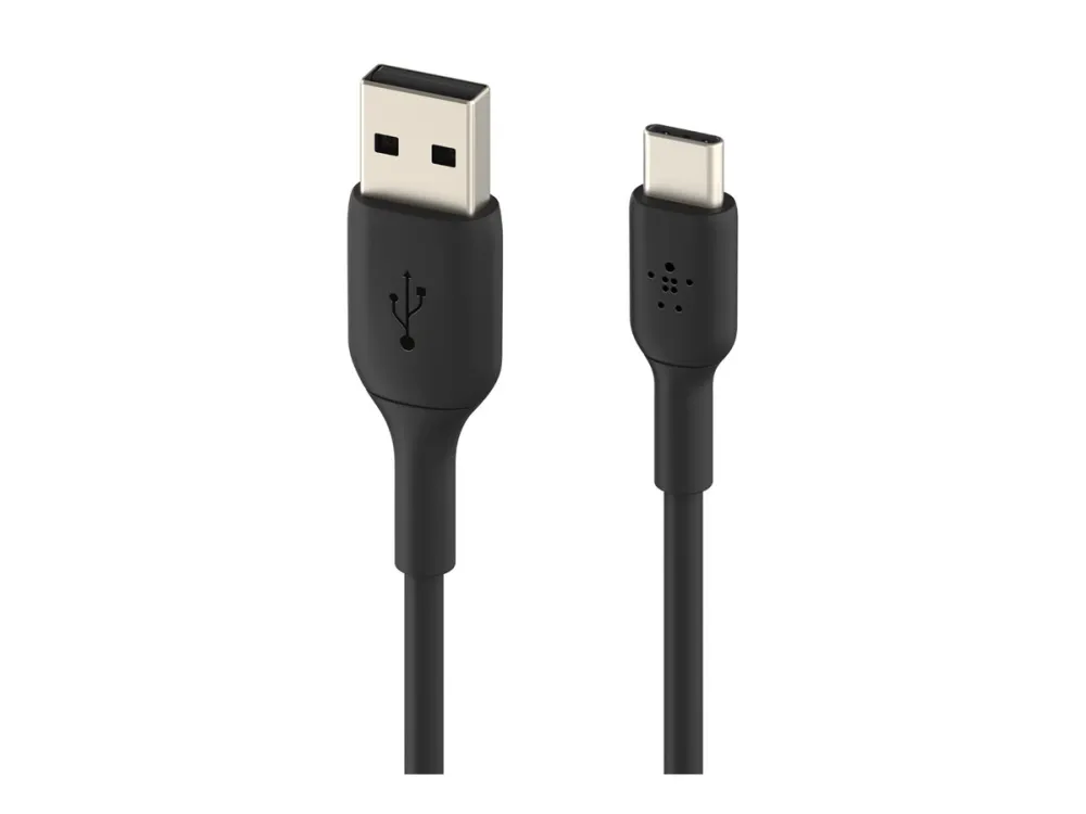 Belkin BoostCharge - USB-kabel - 24 pin USB-C (han) til USB (han) - 1 m - sort