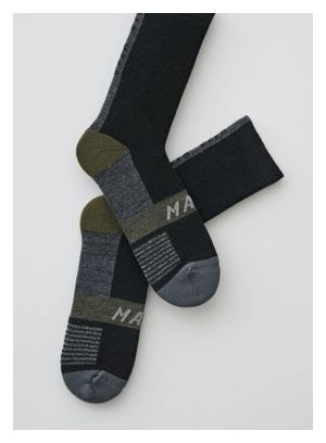 Chaussettes Merino Maap Alt_Road Noir