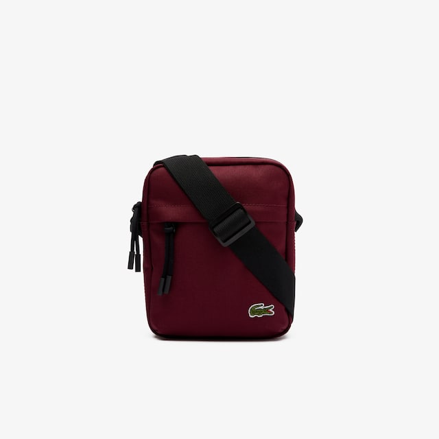 Sacoche zippée unisexe Lacoste avec poche sur le devant Sacoches & Pochettes - Rouge - Lacoste - Unisex