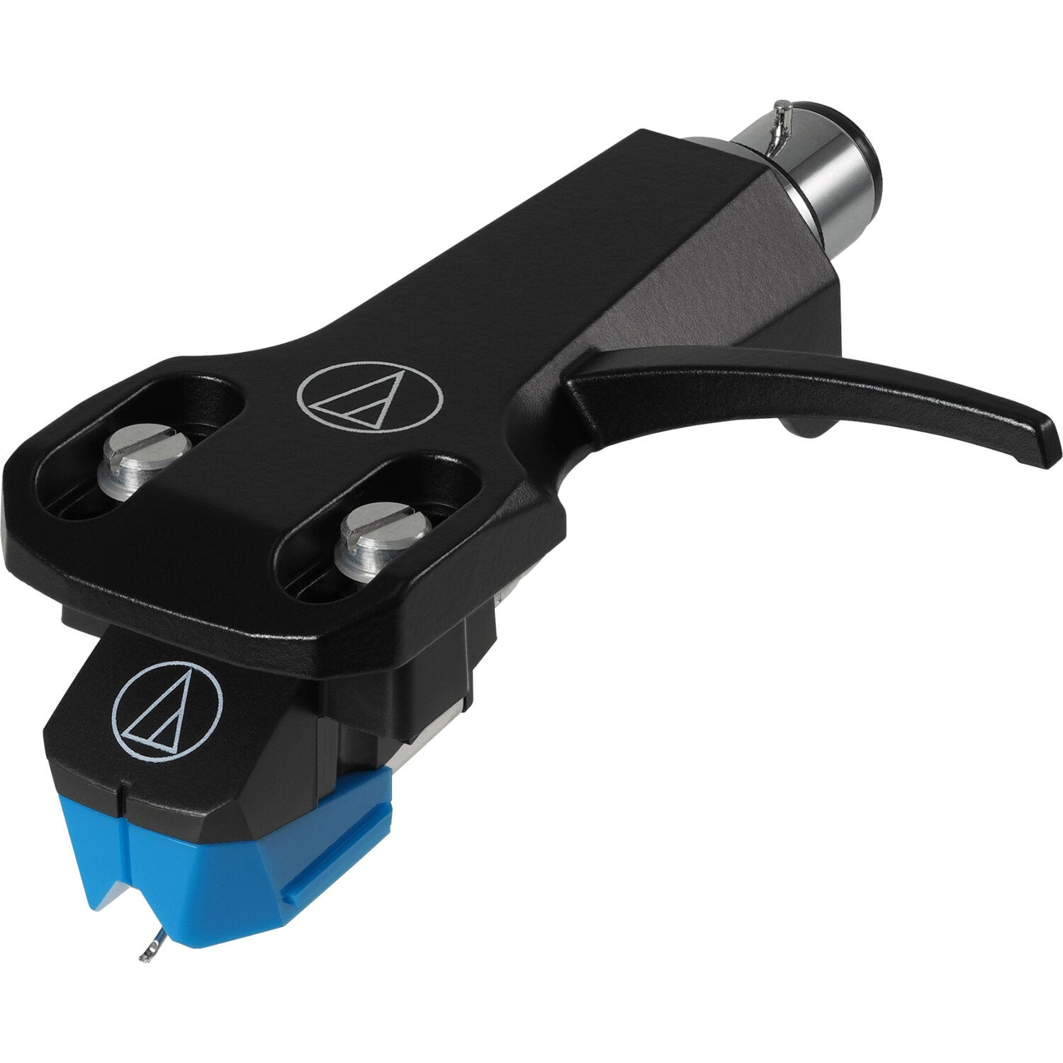 Audio Technica AT-VM95C/H MM cartridge gemonteerd op headshell, sferische stylus