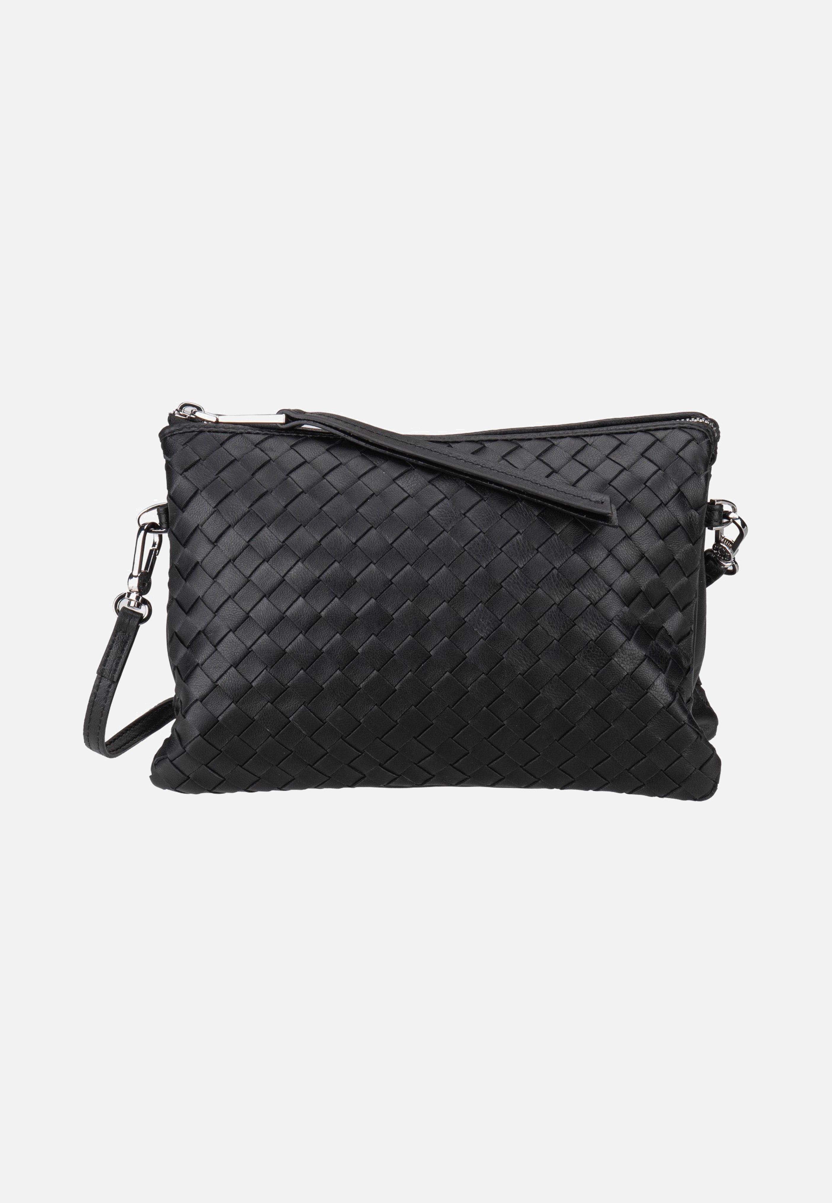 Threefold Piuma Weaving Black/Nickel - Crossbody Bag