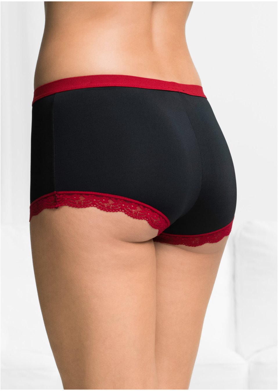 Lot de 3 boxers femme microfibre