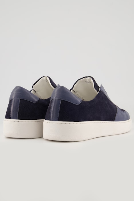 Slip-On-Sneaker, Ledermix, Wechselfußbett, Weite H