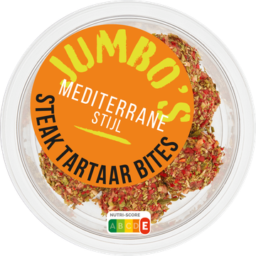 Jumbo's Steak Tartaar Bites Mediterrane Stijl  120 g