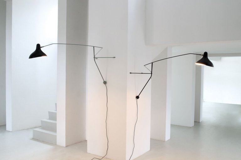 DCW éditions Mantis BS2 wandlamp zwart