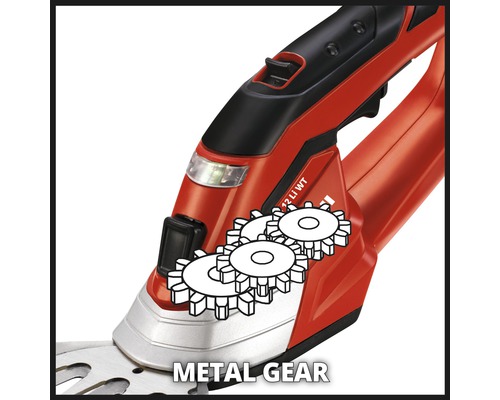 EINHELL GE-CG 12 Li accu gras-/buxusschaar inclusief telescopische steel