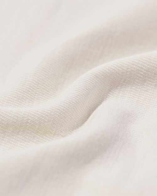 t-shirt enfant avec broderie blanc cassé