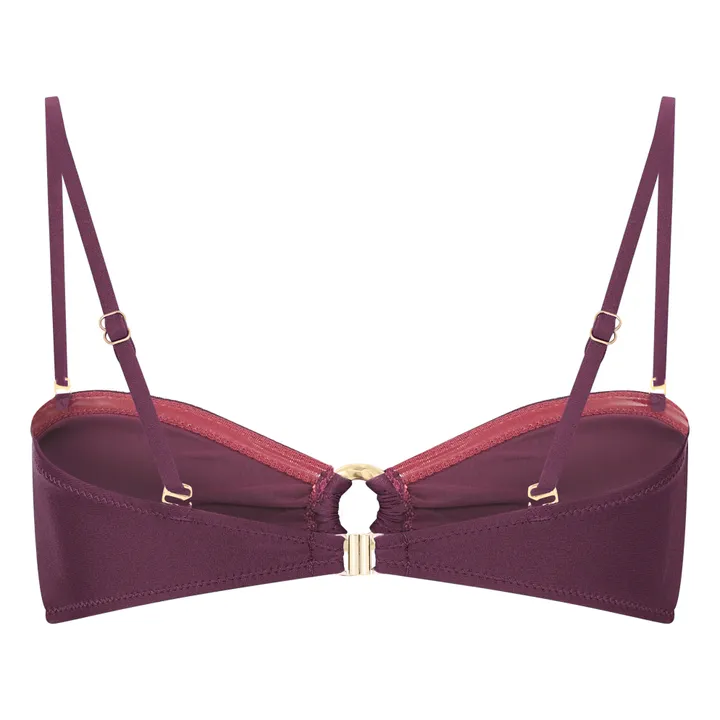 Alma Deia Maillot de bain bustier | Aubergine