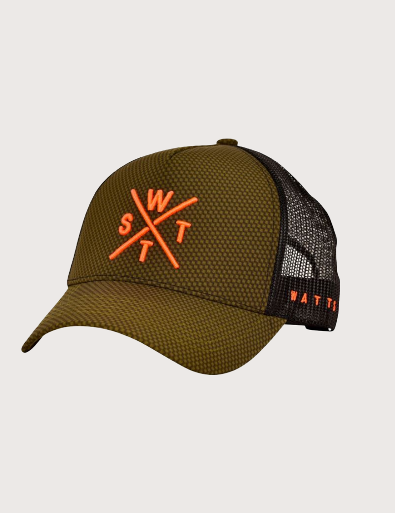 WATTS CASQUETTE TRUCKER TRIBE KAKI UNISEXE
