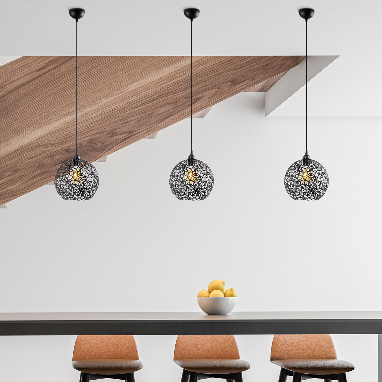 Sheen Suspension Hay noire - 126x25 cm