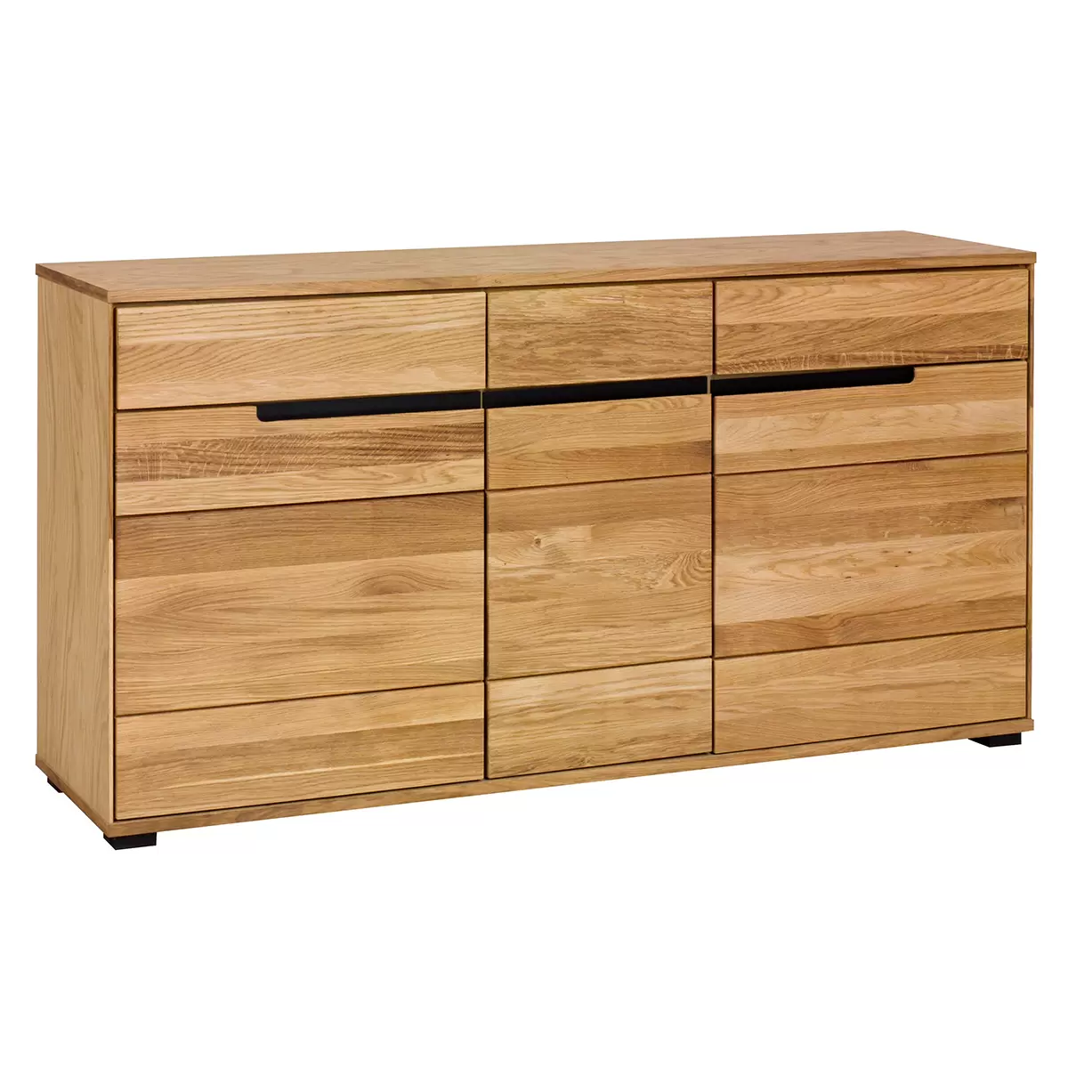Sideboard Lola Giga S Eiche,schwarz