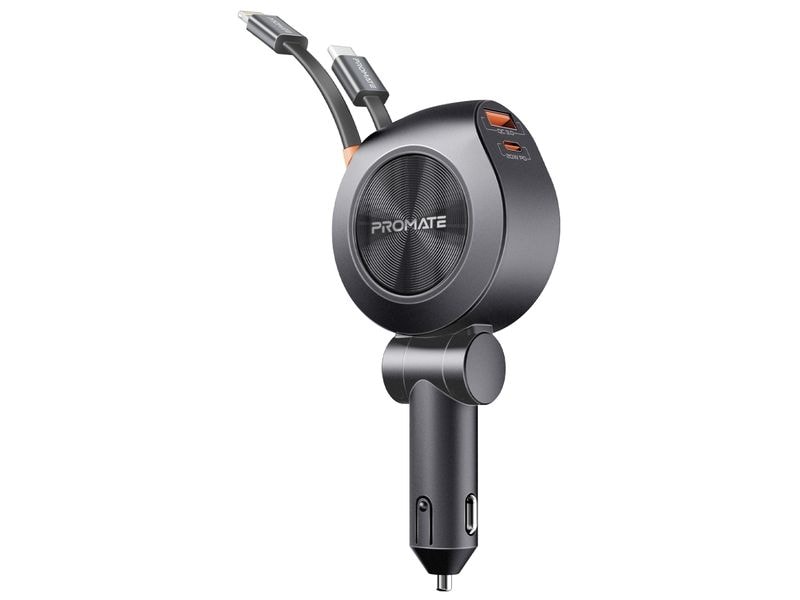 Promate Autoladegerät DriveGear-R2 88 Watt Autoladegerät für schnelles und zuverlässiges Laden unterwegs