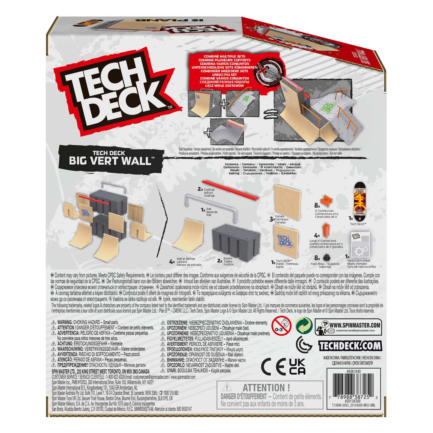 Tech Deck X-Connect Park Creator - Verticall Wall Schansset
