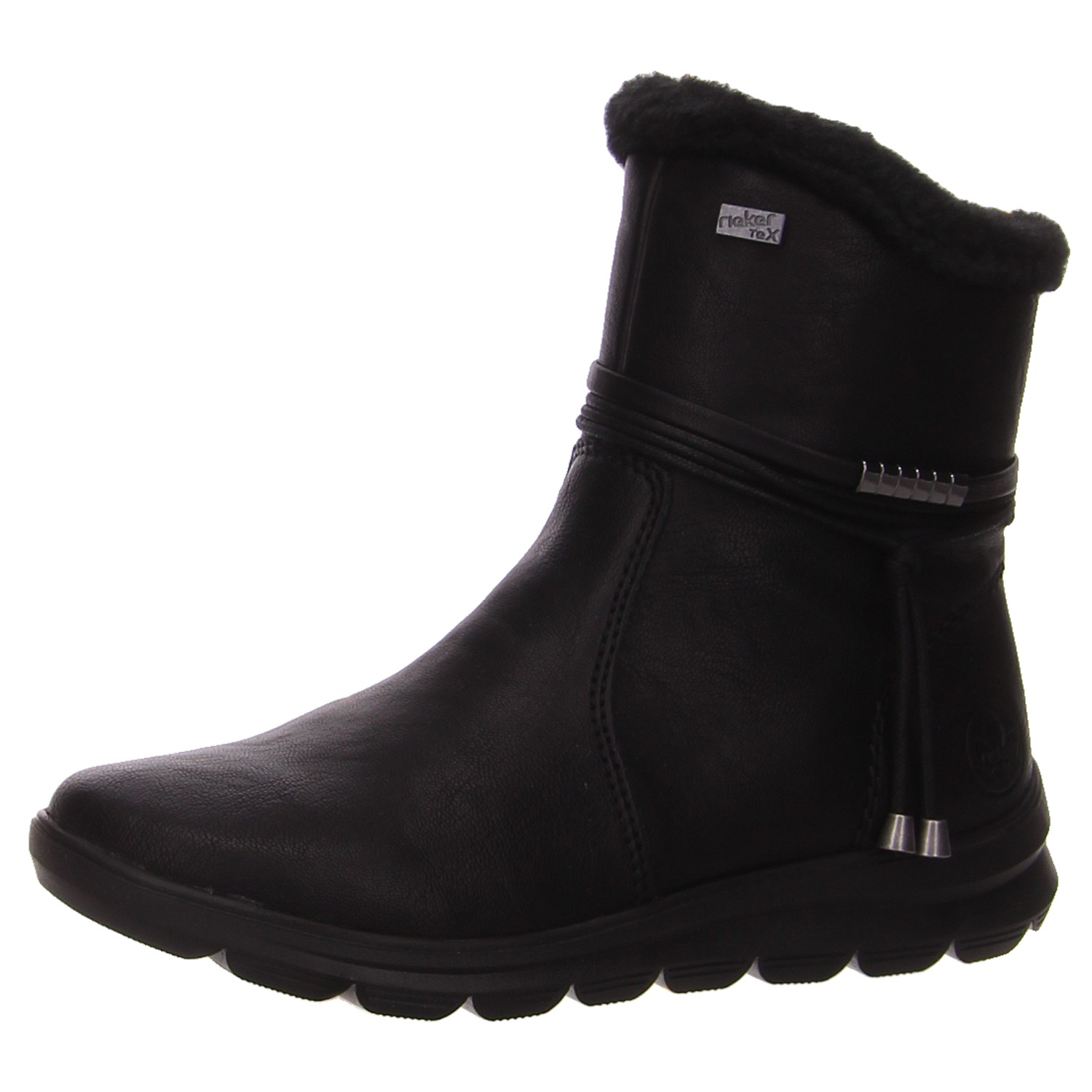 Rieker Stiefeletten schwarz schwarz