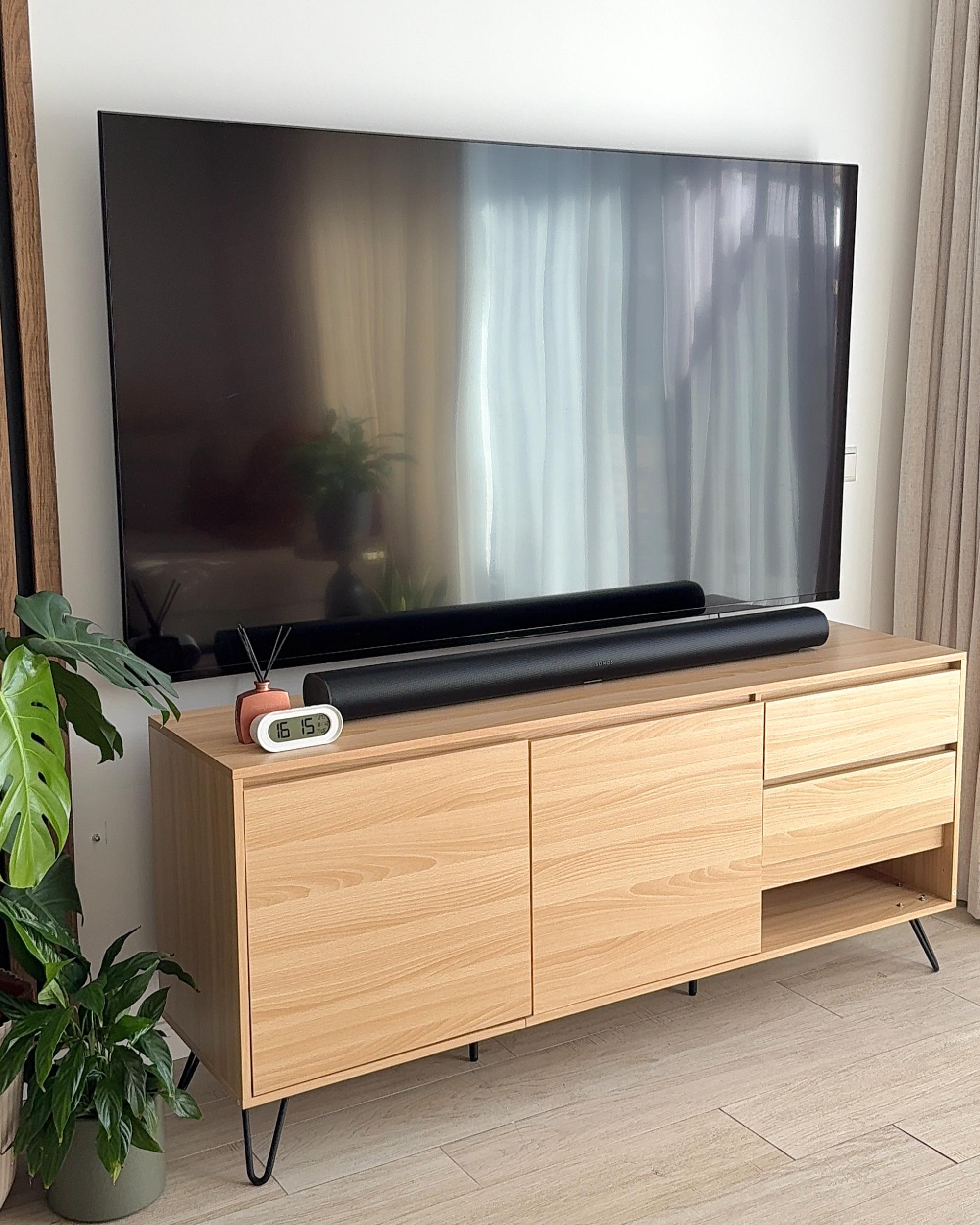 Dressoir met 2 deuren CARDIGAN Lichtbruin