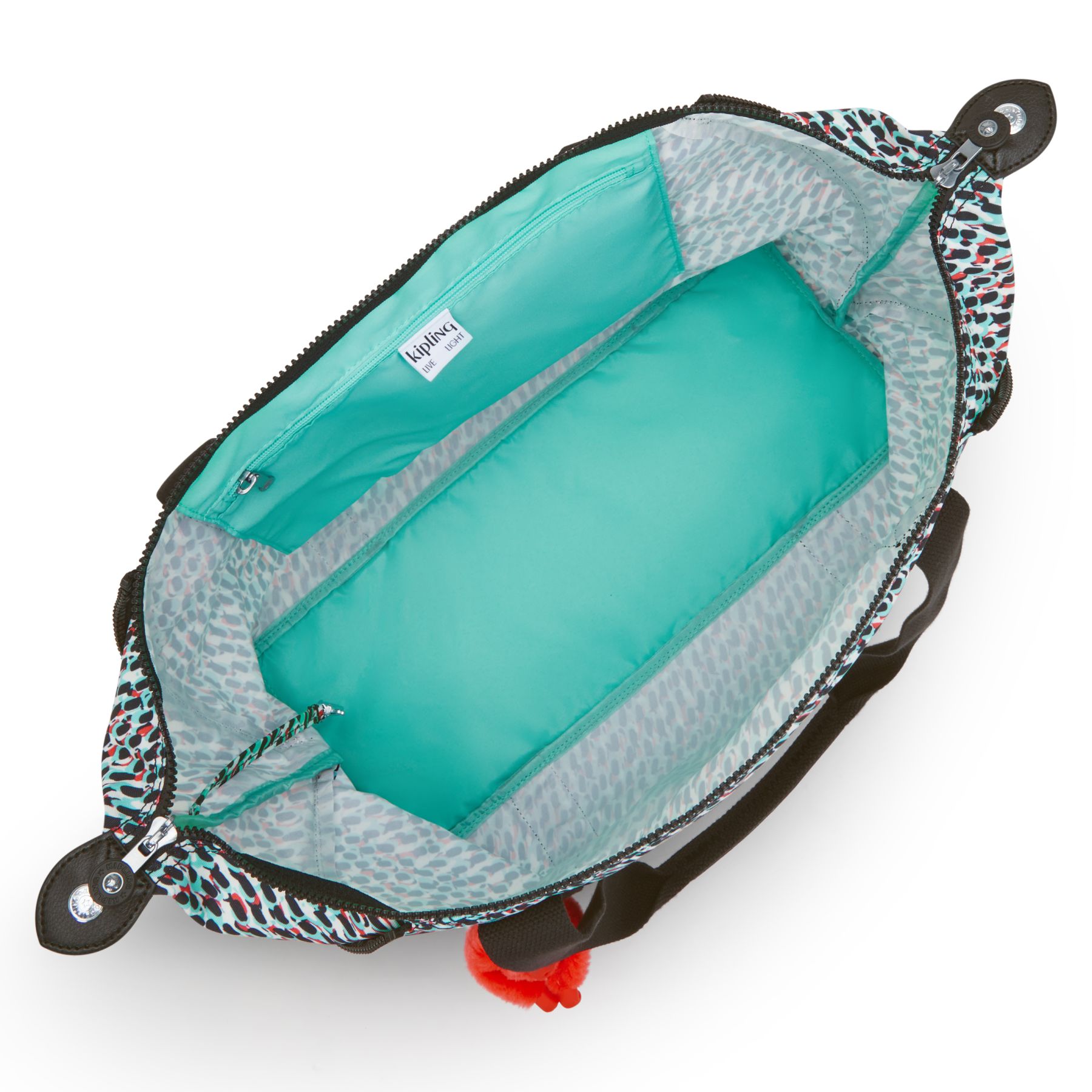 ART M Sac fourre-tout multi-usage taille moyenne avec manchon pour valise - Abstract Print