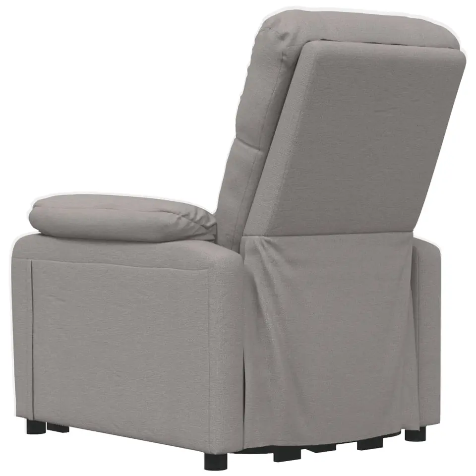 vidaXL - Fauteuil - Taupe - Stof