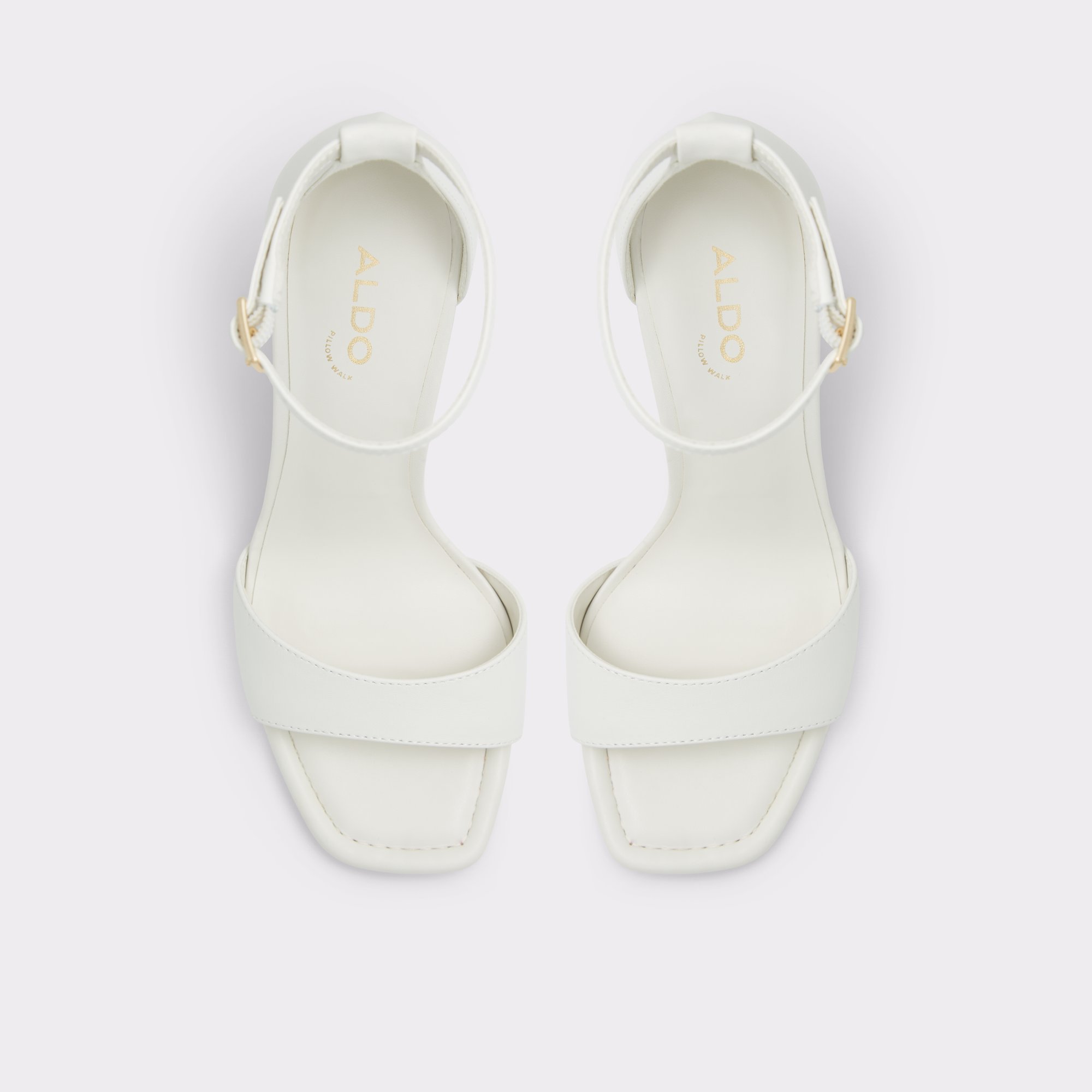 Enaegyn White-Bone Women Block Heels