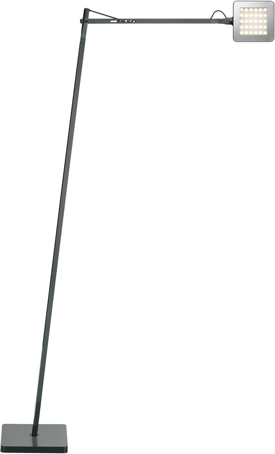 Flos Kelvin LED F C/Base EU/US/GB ANT, Aluminium, grau, 67,5x16,5x110cm