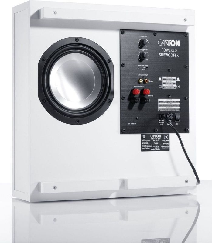 Canton - ASF 75 SC - Luidsprekers - Wit - 60 Watt - Actieve Subwoofer