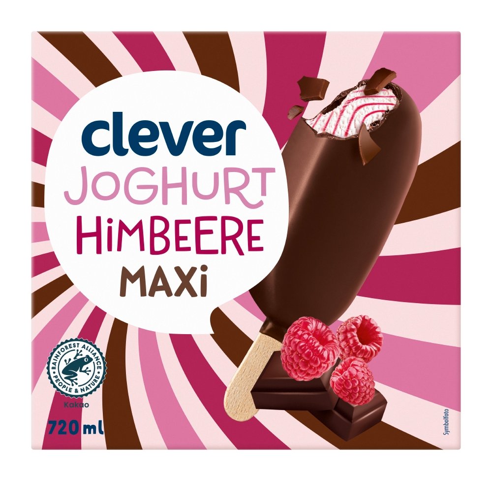 Clever Joghurt Himbeer Maxi