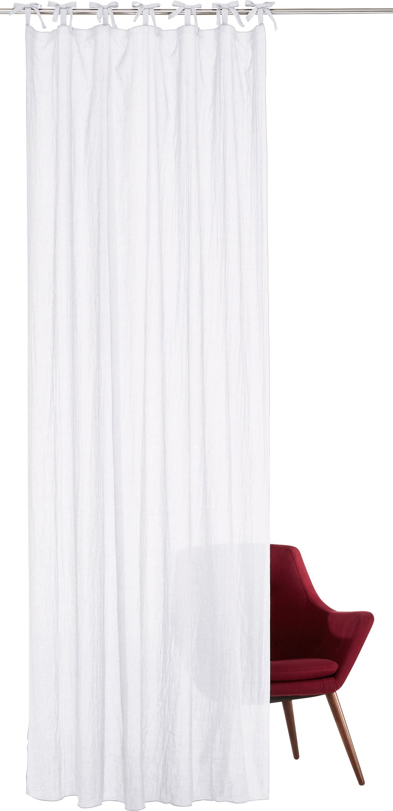 RIO Fertigvorhang Tag - Weiss / B: 150.0 cm x H: 260.0 cm
