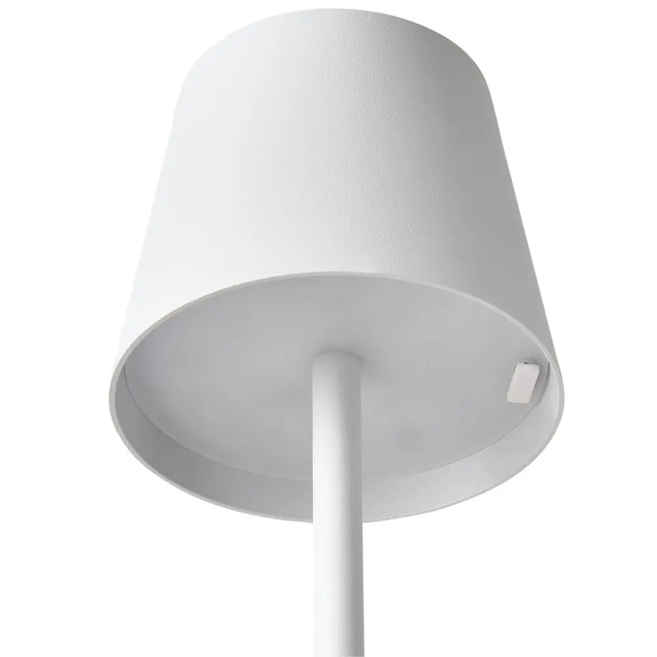 BACEIRO - Tafellamp - Wit - Aluminium