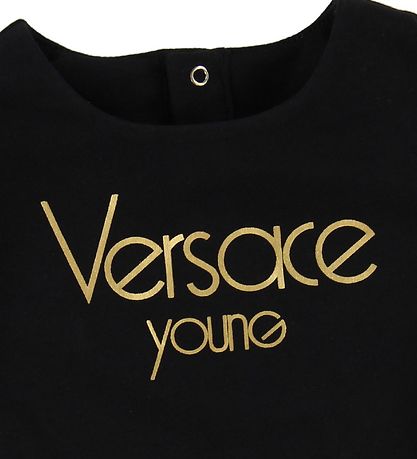 Young Versace Top - Schwarz m. Gold