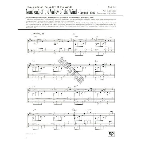 Yamaha Music Entertainment Studio Ghibli Songs Guitar 1